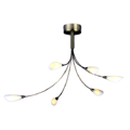 Opal Glass Floral Ceiling Light