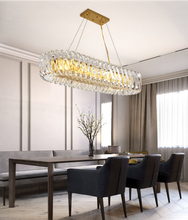 Load image into Gallery viewer, Pendant Crystal Spring Ring LED