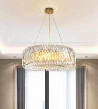 Load image into Gallery viewer, Pendant Crystal Spring Ring LED