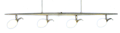 Load image into Gallery viewer, Opal Glass Tadpole Rod Ceiling Lights G9 LED