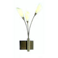 Opal Orchid Glass Wall Light G4 LED