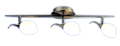 Opal Glass Ceiling Lights Rod G9 LED