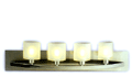 Opal Glass Candle Wall Lights  Leaf GU10 LED