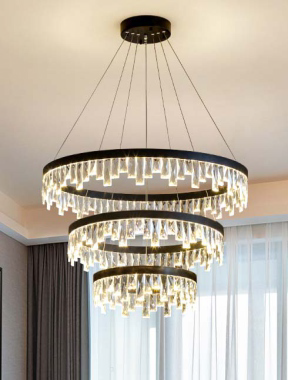 Pendant Crystal Prism Ring LED