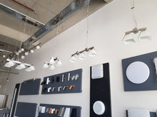 Load image into Gallery viewer, Glass Pyramid Pendant Light with 3W G9 LED Lamps