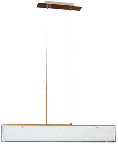 Rectangular Glass Pendant Light 5 x G9