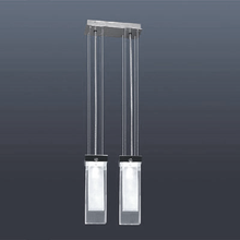 Load image into Gallery viewer, Double Glass Pendant Light