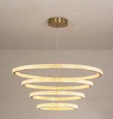 Pendant Crystal Diamond Ring LED Chandelier