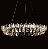 Pendant Crystal Cylander Ring LED